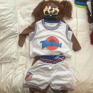 Kids, space jam Tasmanian devil Taz tune squad Halloween costume